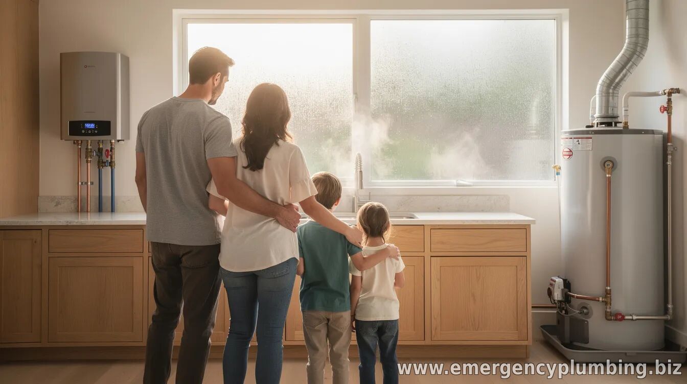 Tankless vs Storage Water Heaters for Families of Four