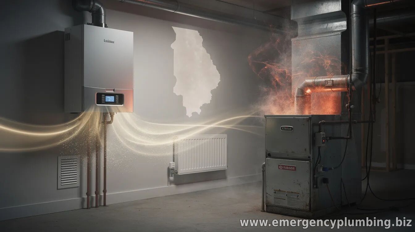 Combi-Boilers vs. Traditional Furnaces in Illinois