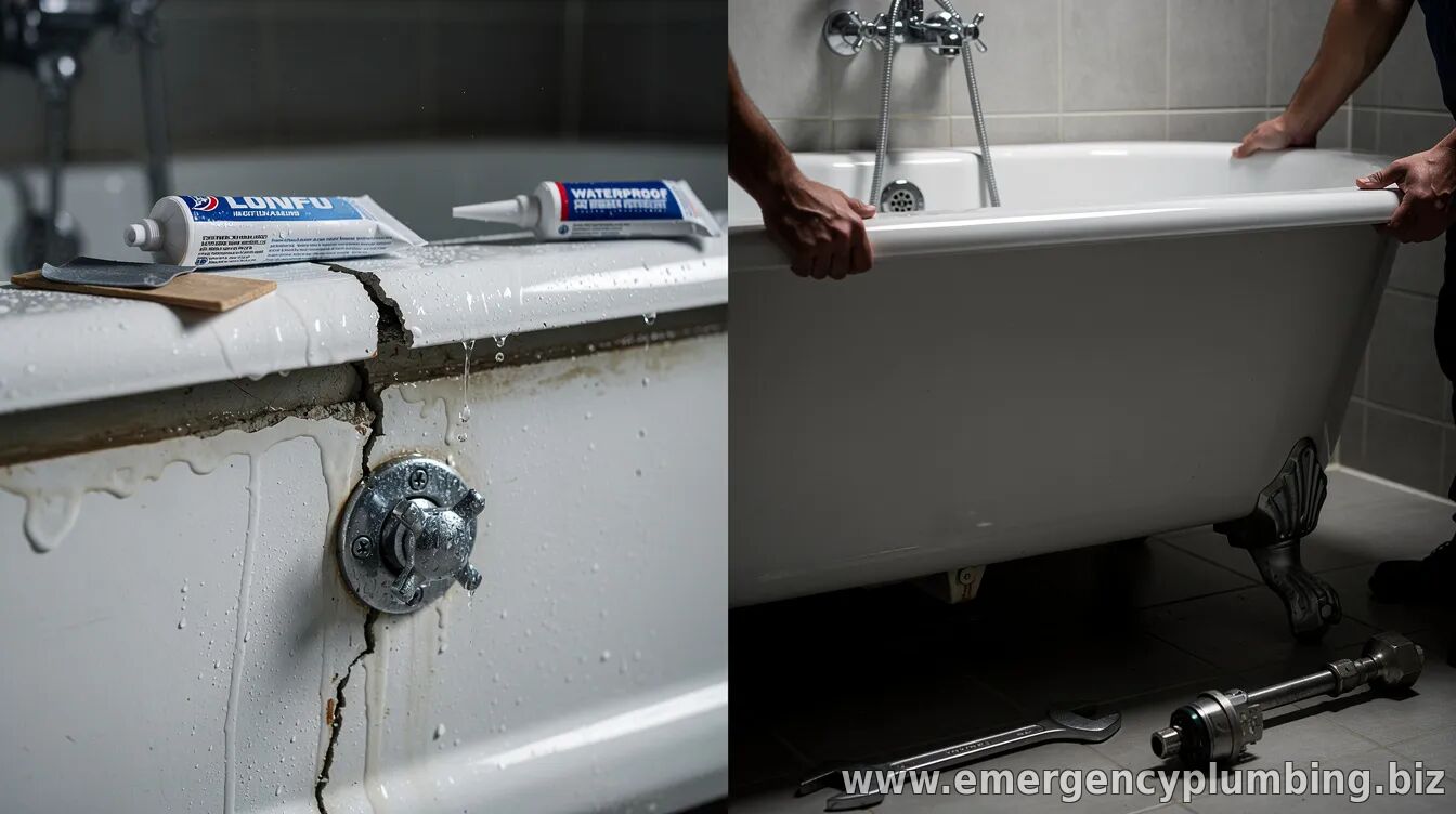 Bathtub Leaks: When to Repair vs Replace