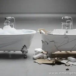 Bathtub or jacuzzi damage risks during shipping and installation