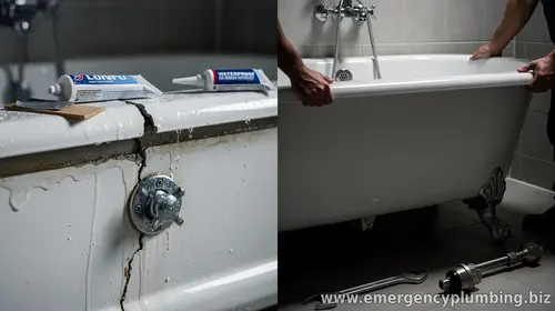 Bathtub Leaks: When to Repair vs Replace