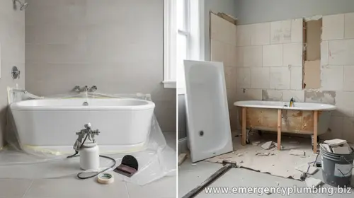 Bathtub Refinishing vs. Replacement: Financial