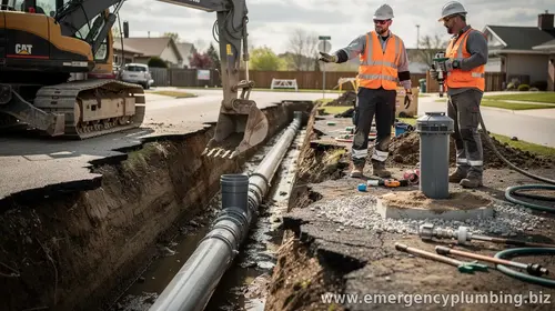 Underground Sewer Repairs and Outside Cleanout