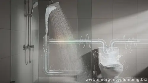 Why Shower Water Temperature Changes When Toilets