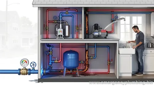 What causes water pressure changes in your home