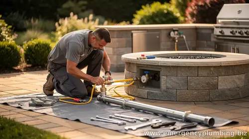 Gas Line Installation for Outdoor Kitchens and Fir