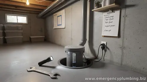 How often should a sump pump be checked?