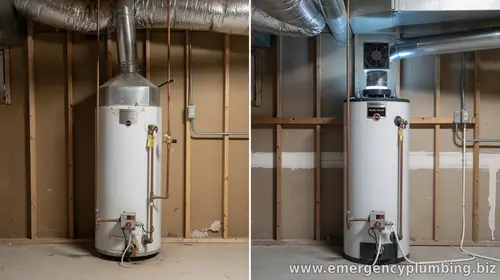 Traditional vs. Power Vent Water Heaters