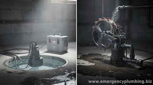Battery Backup Sump Pumps vs. Water-Powered Pumps