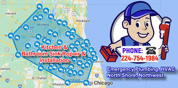 Kitchen & Bathroom Sink Repair & Installation, plumber near me, plumbing, north shore, northwest suburbs of Chicago, Illinois, clogged drain, sewer, hot water, emergency plumbing, installation, repair, Smart Housing Systems, hvac, contractor, license plumber